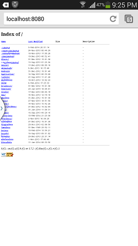 Type http://localhost:8080 in any browser