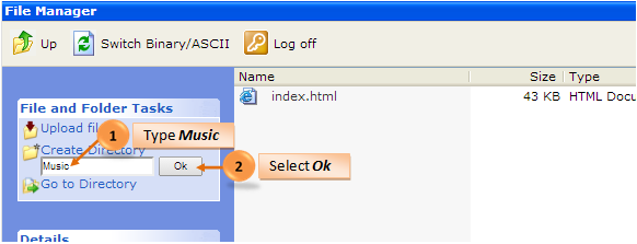 Select public_html